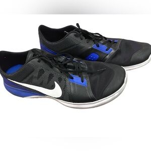 Nike FS Lite Trainer 3 Men's Size 13 Low Top Running Sneakers Black Racer Blue